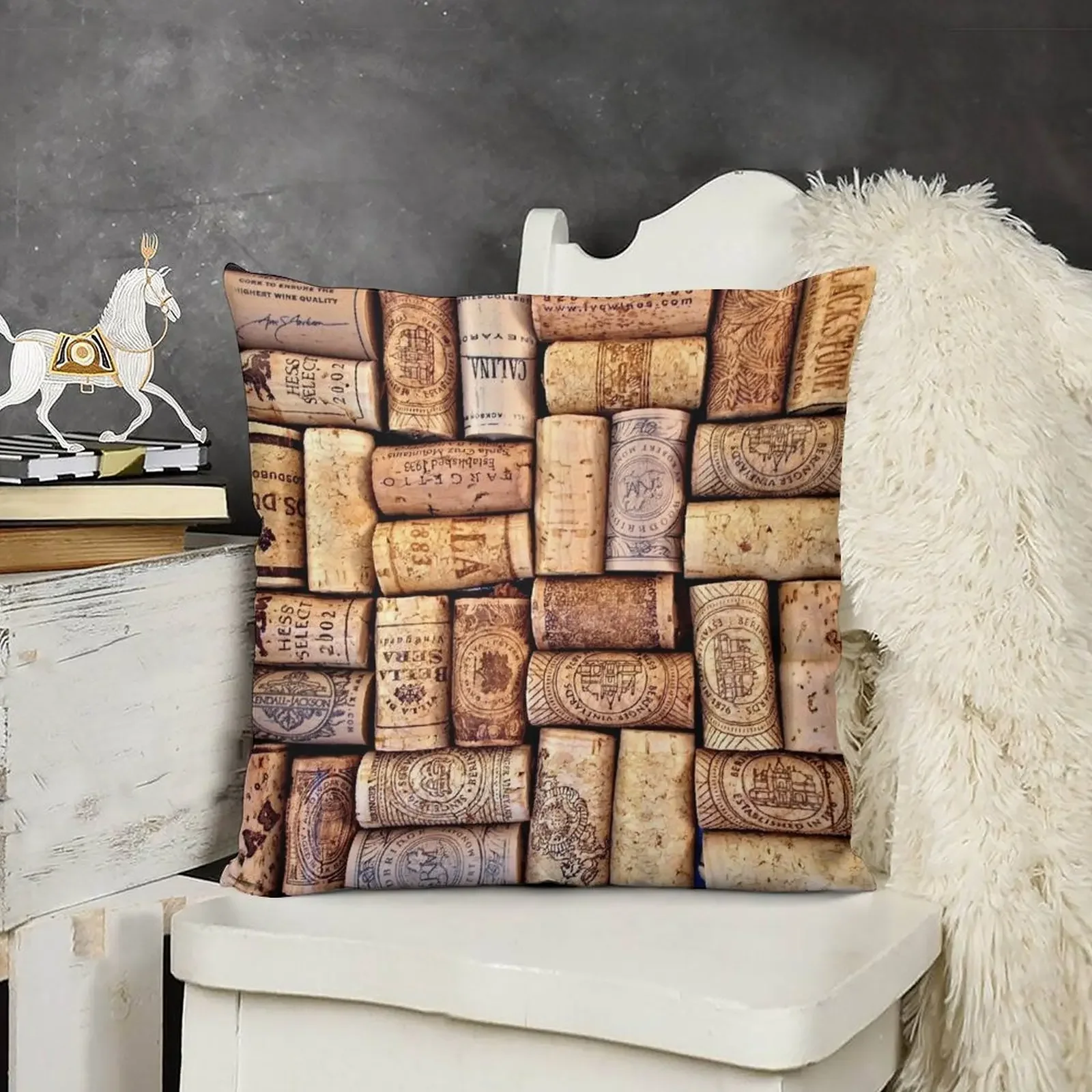 

Cork Art Throw Pillow Decorative Cushion Sofa Cover Cushion Covers For Living Room pillow