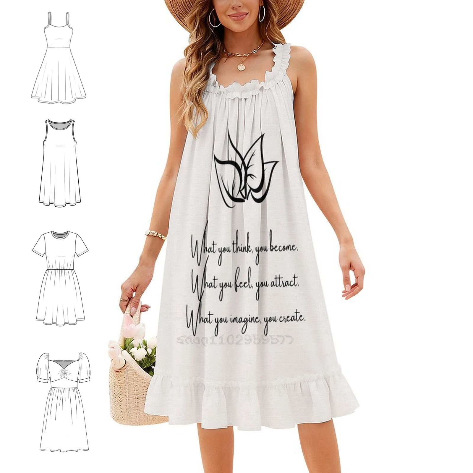 Robe de style coréen pour femmes, élégante et décontractée, idéale pour les soirées ou le quotidien. Perseverance, ce que vous imaginez.