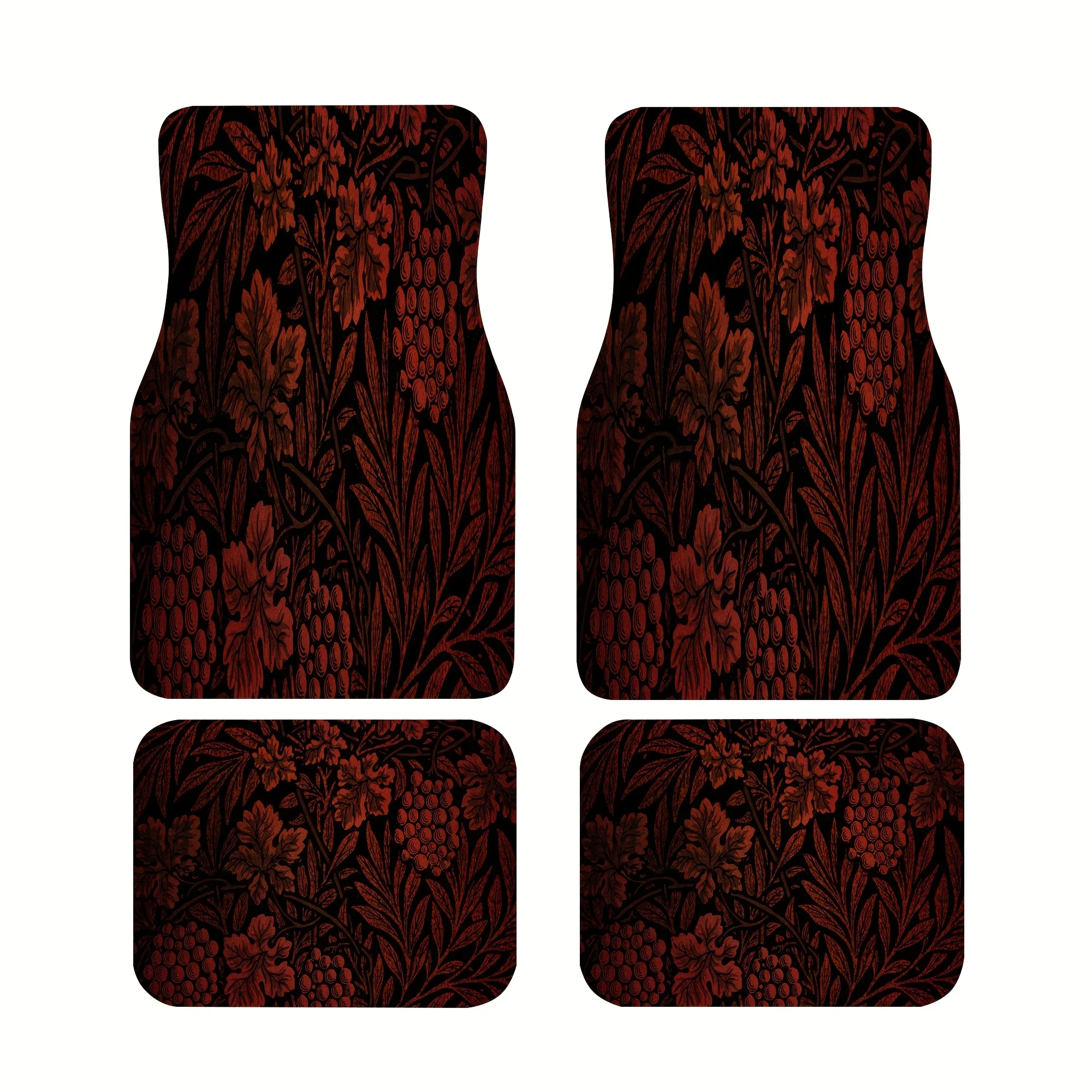 

Fantasy, Dreamy Leopard Print Quirky Style Car Mats 4/5pcs Set - All-Weather Interior Accessories For Sedan, Van, And Truck Deco