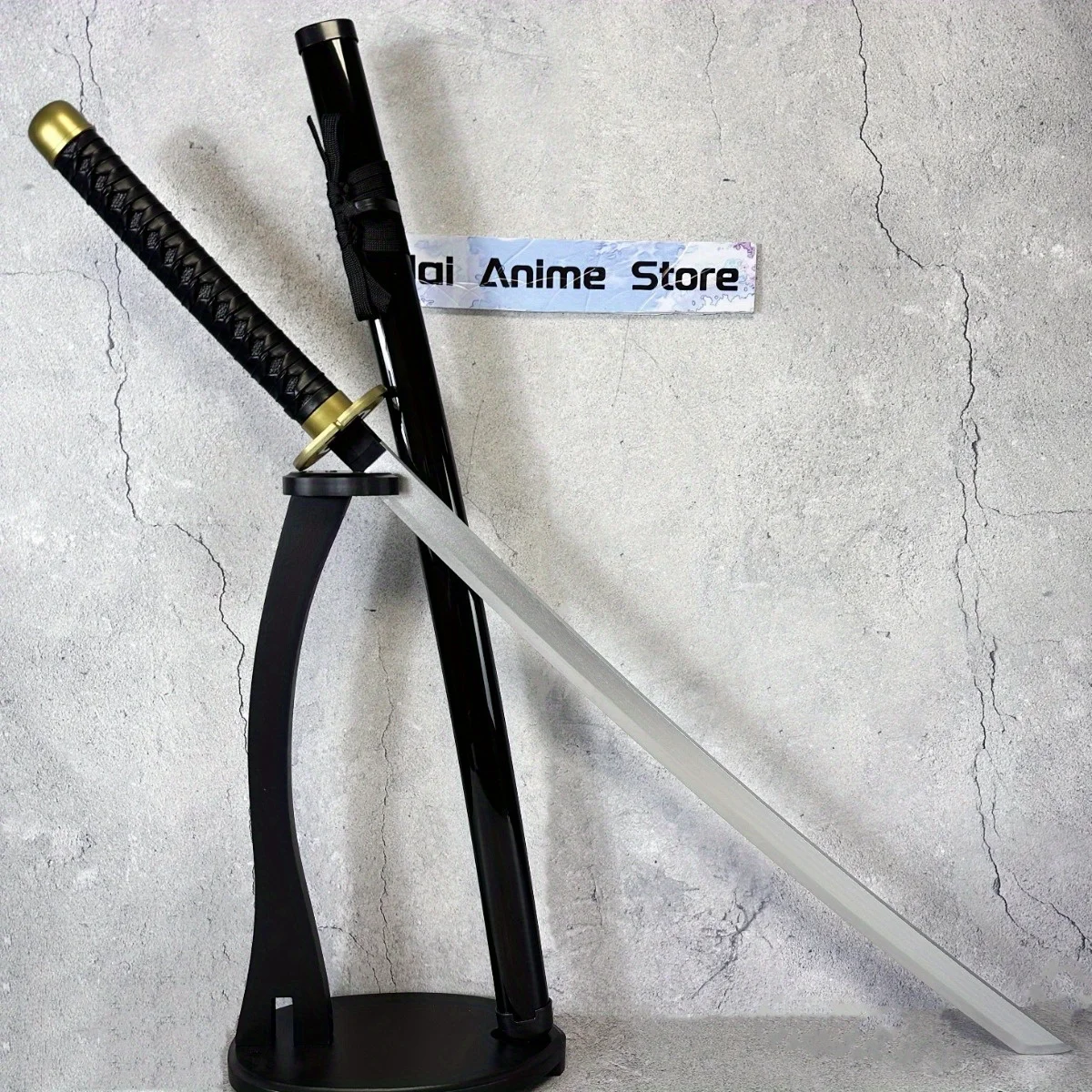 

40-дюймовая катана Ичимару Гин из аниме Bleach, реквизит для косплея, деревянный нож ниндзя, лезвие в натуральную величину, японская катана, игрушка-самурайский меч, подарок