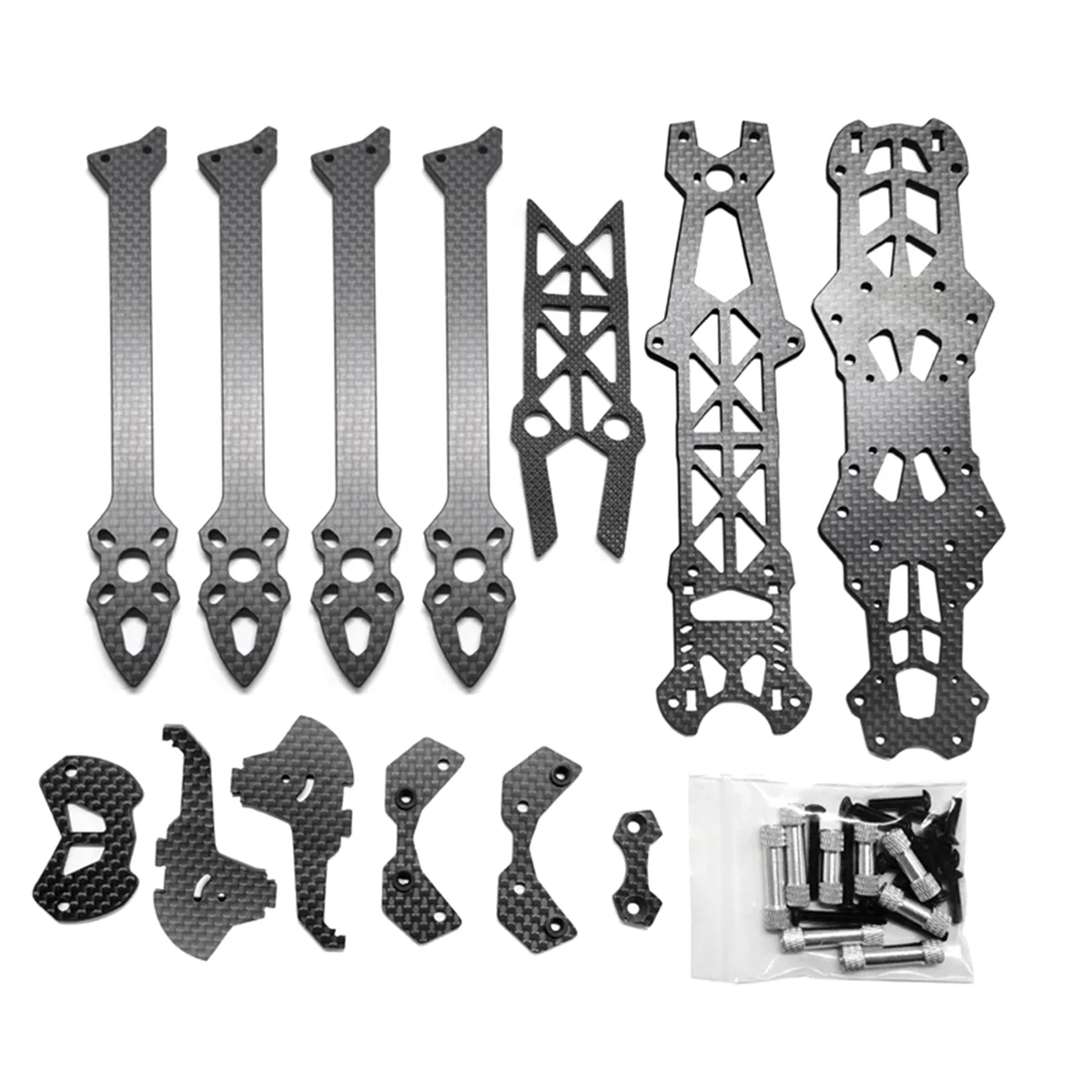 

A14M For Mark4 7inch 295mm with 5mm Arm Quadcopter Frame Carbon Fiber 7 Inch FPV Freestyle RC Racing Drone Carbon Fiber