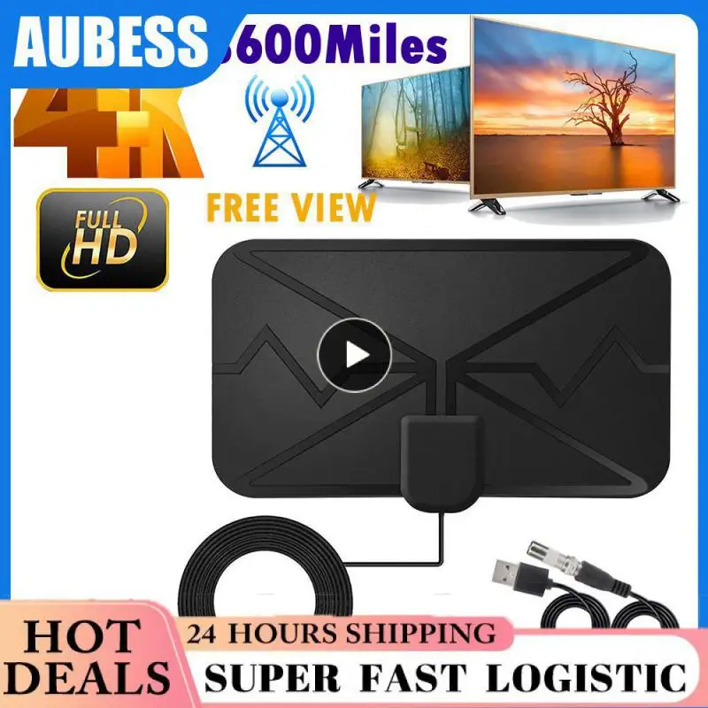 

Kebidumei Antenna TV Digital Antena HDTV 4k Interior Indoor High Signal Amplified Booster Satellite Receiver Miles Aerial