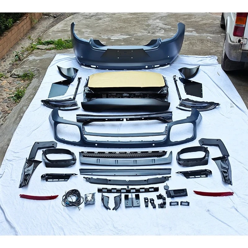 Car Modification Upgrade 971 TurboS Rear Bumper Tailgate Taillights 970.1 970.2 Spoiler Body Kit for   970 Car Bodykit