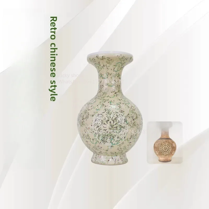 

Vine Flower - Light Bottom Color Pattern Flower, Hidden in Daily Oriental Elegance, Repeating Ancient Rhyme
