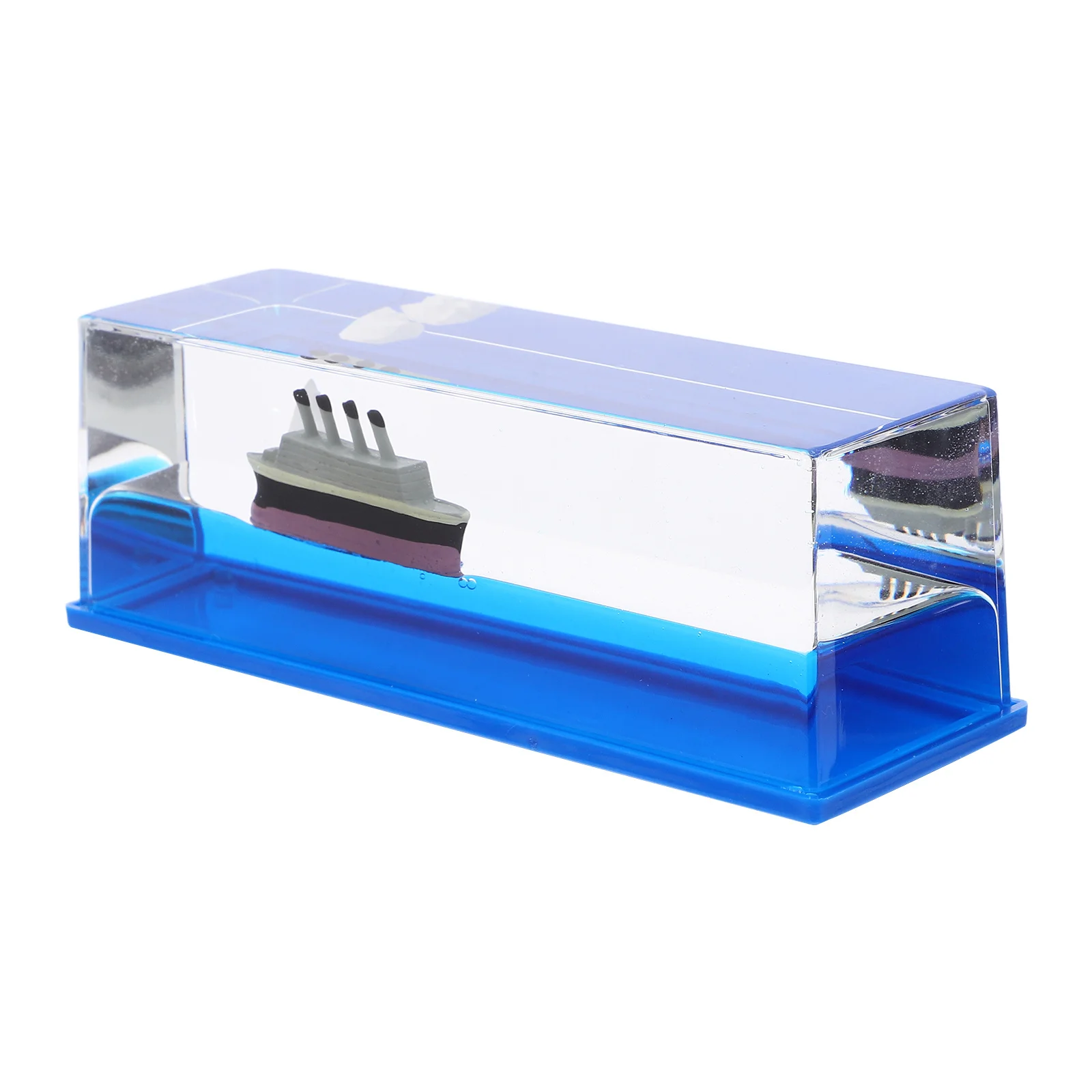 

Fluid Drift Bottle Cruise Ship Desktop Ornament Ocean Theme Decor For Living Room Bedroom Office Desk Unique Gift For Him Her