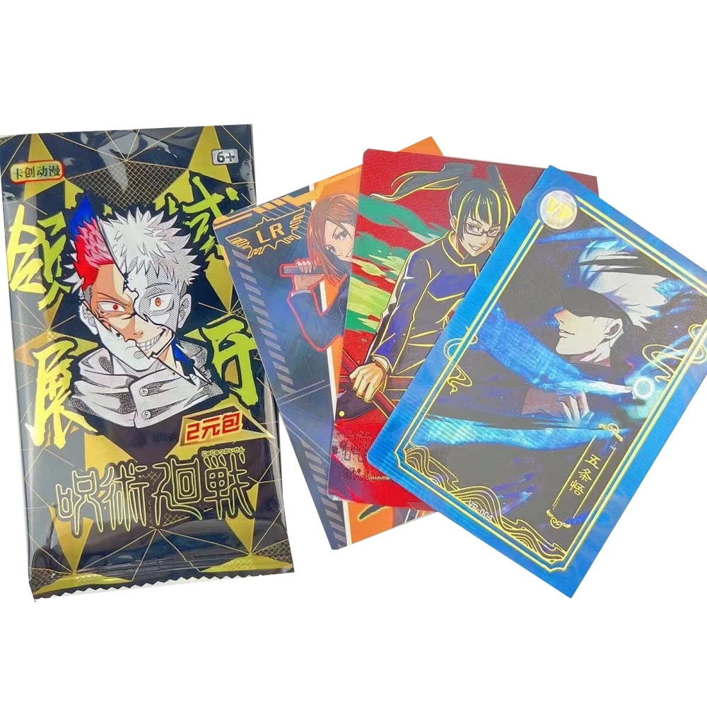 Wholesale Jujutsu Kaisen Collection Card Japanese Anime Character Itadori Yuji Role Game Card Child Kid Toy Hobbies Gift