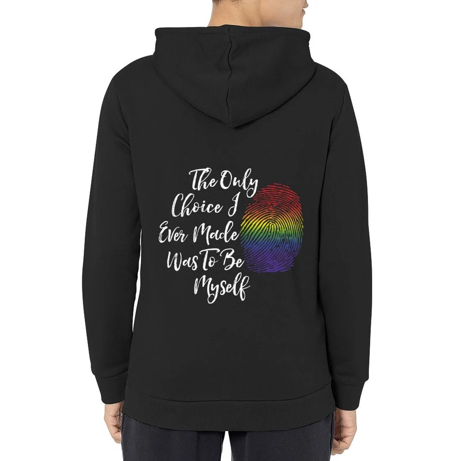 

Be Myself - LGBT Pride Gifts, Lesbian, Gay Hoodie mens clothes blouse men clothing men's clothing anime hoodie