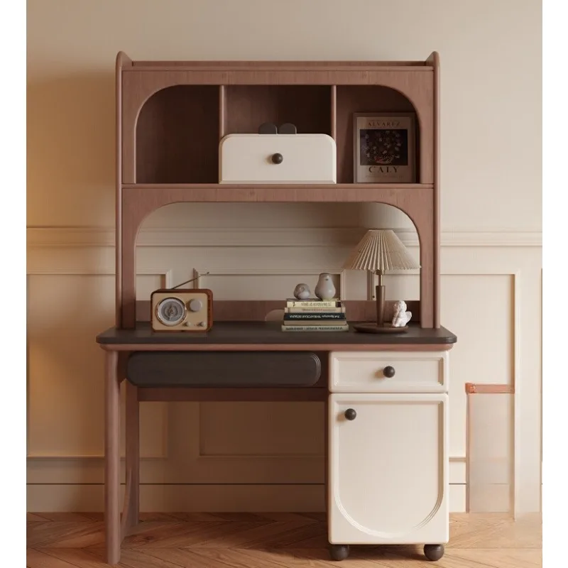 مكتب طاولة دراسة للأطفال من الخشب الصلب #2