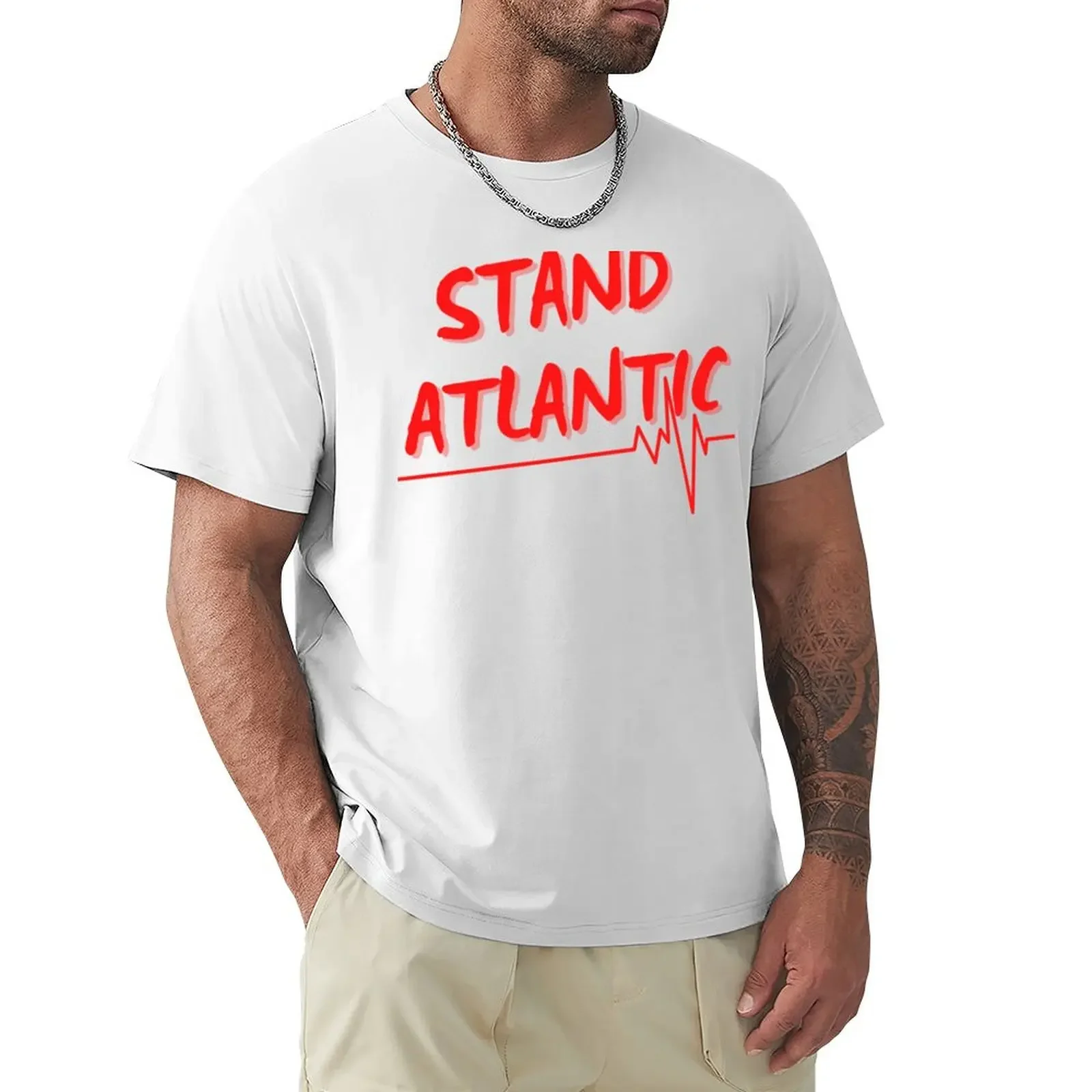 Stand Atlantic Band - Vitals logo T-shirt sweat graphics sublime plain white t shirts men