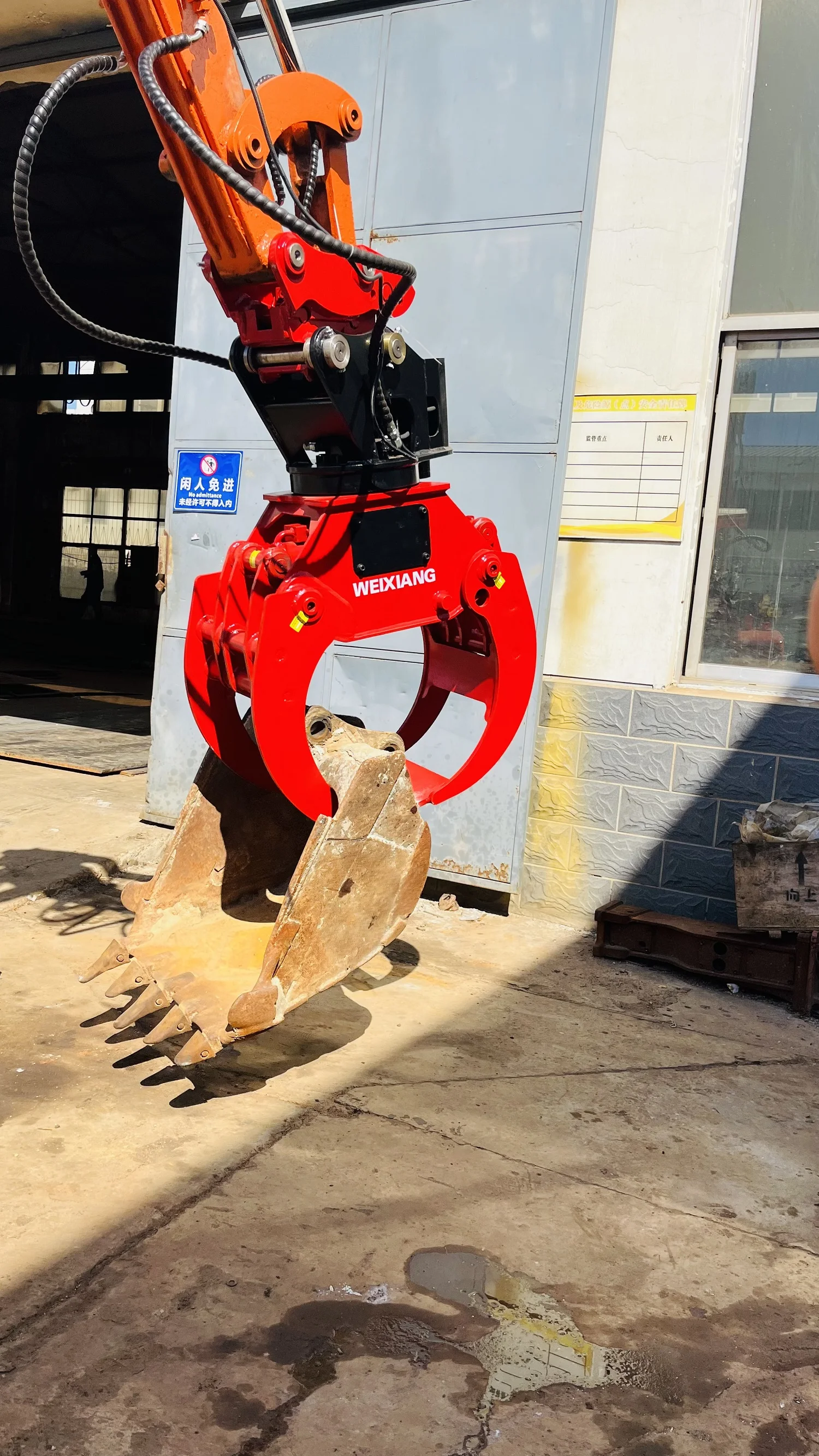 Wood Timber log Grapple for Tractor trailer excavator