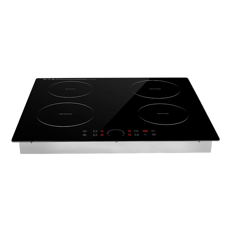 Induction cooker 4 burner stove built-in induction heat induction cooker with time setting