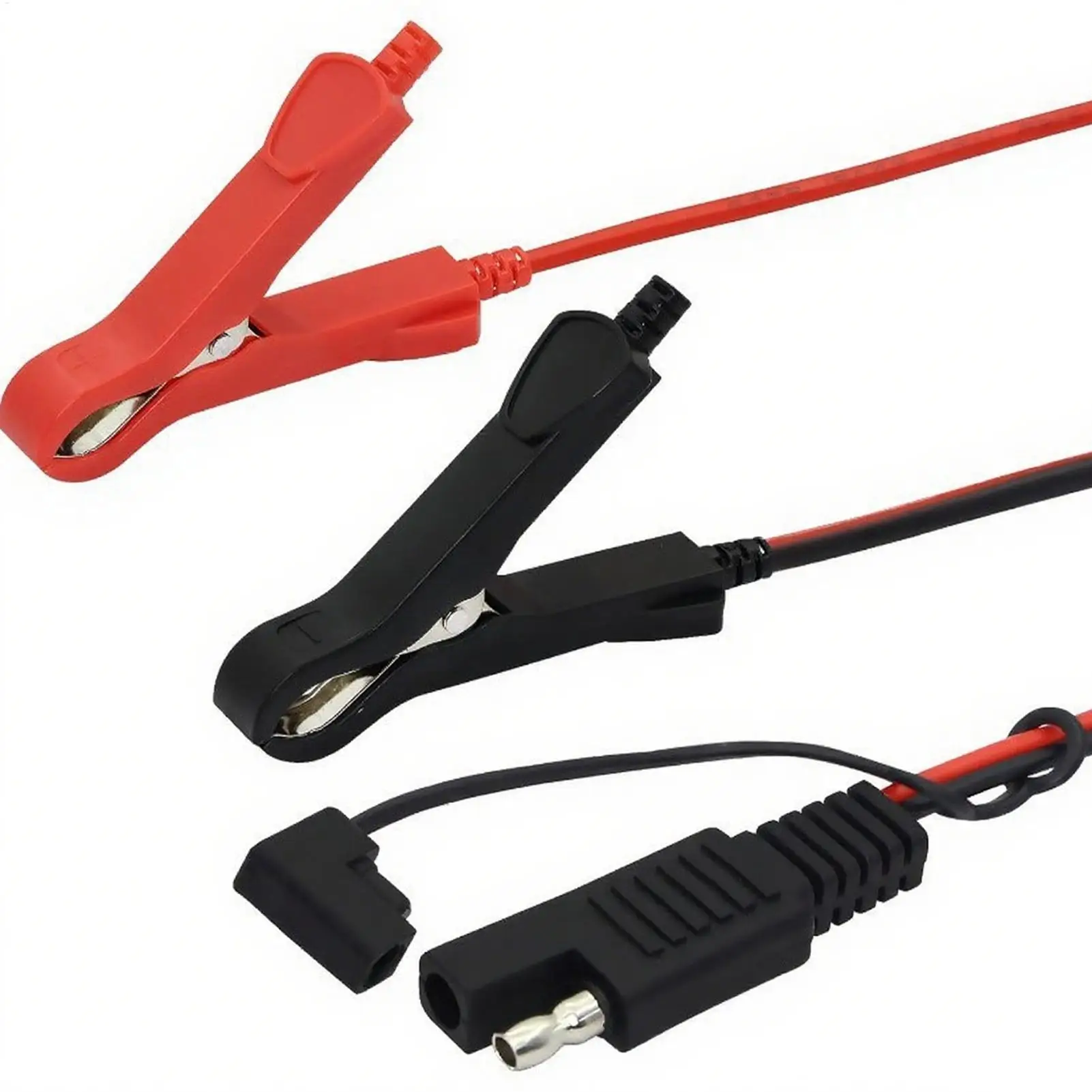 

SAE Cable Battery Charging Cable with Button Quick Connector SAE Adapter for Car Lawn Mower ATV RV Motorcycle Tractor Trailer