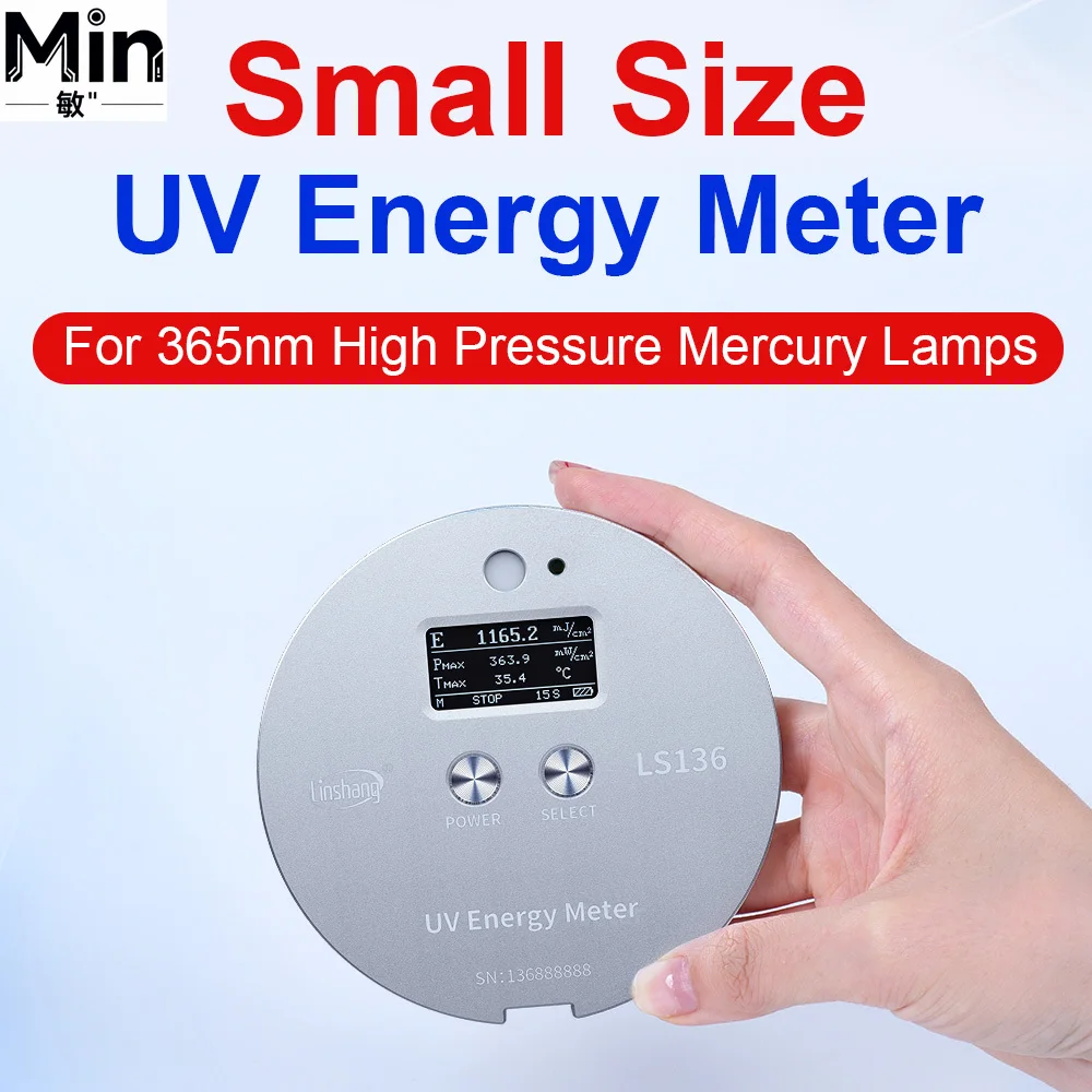 LS136 Portable 315nm to 400nm UVA Intensity Integrator UV Puck Radiometer UV Energy Meter