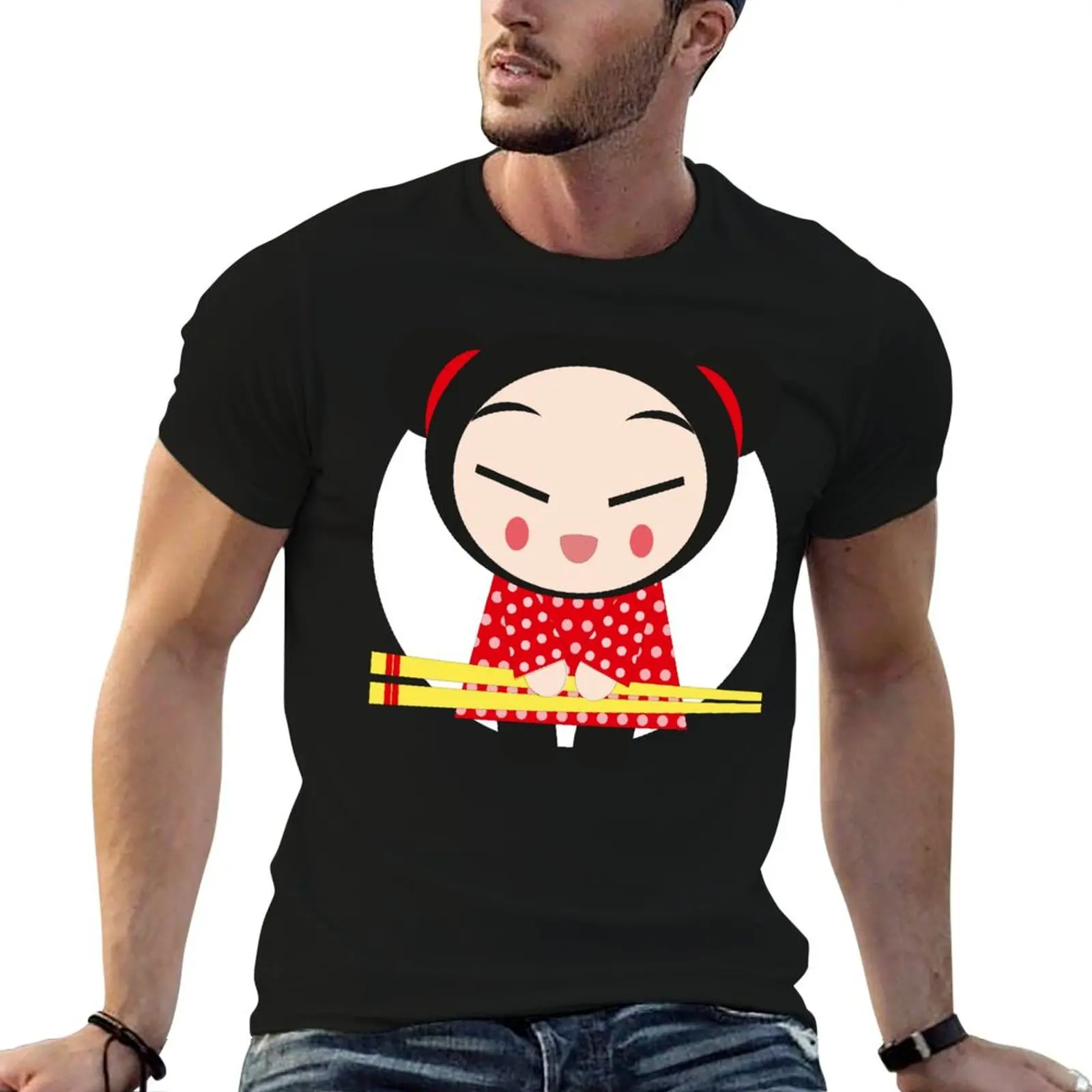 Japanese t man Funny t for anime girls cotton percent 100 T-Shirt for shirt man shirts