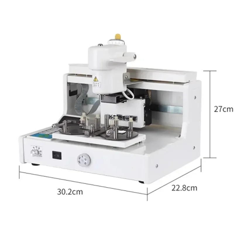 Upgrade Frameless Lens Drilling Machine Automatic Drilling Machine Accurate Positioning with A Variety of Size Drill Bits