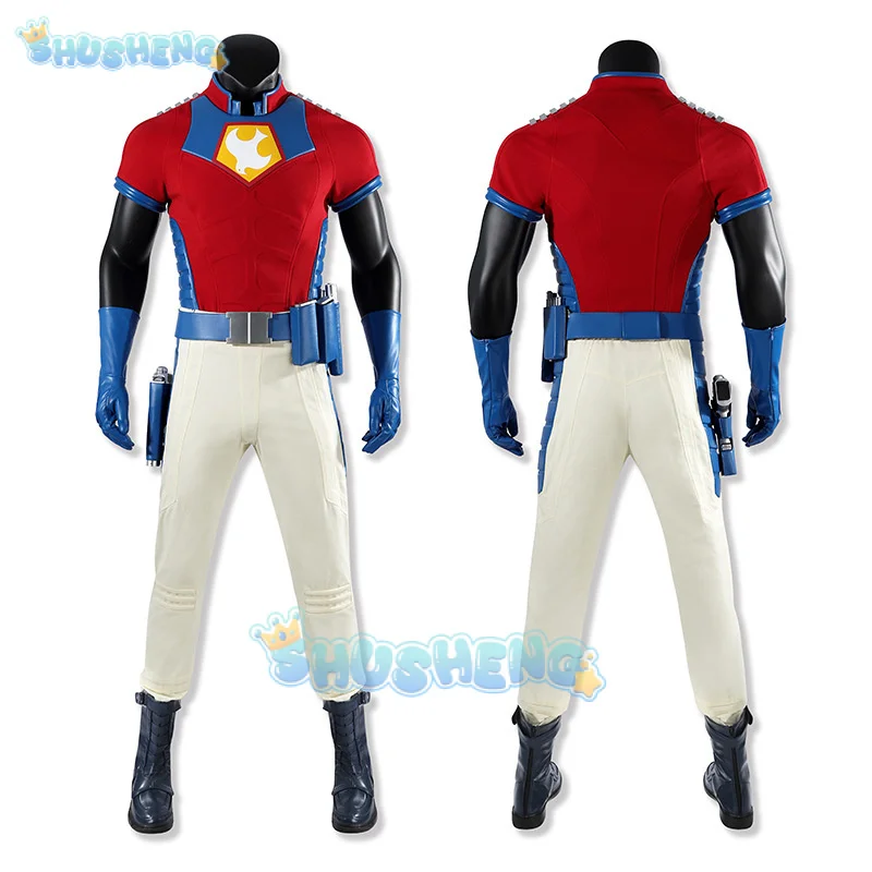

Christopher Smith Peacemaker Cosplay Costume Uniform Halloween Carnival Party Christmas Play Role Clothes Clothing for Men