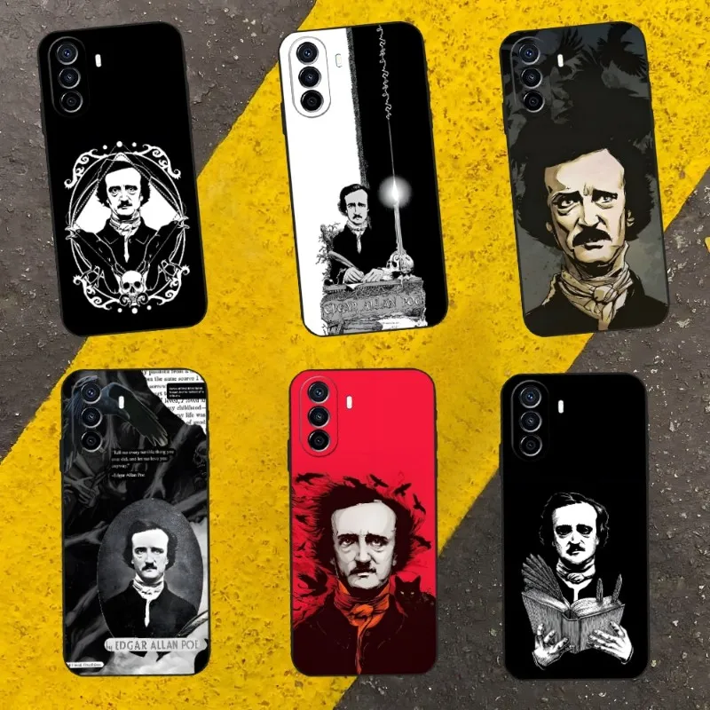 Edgar Allan Poe Phone Case For Honor X20 X9 30 10 60 Pro 50 20i 70 SE V9 X30 V40 V30 V20 X10 Max Shockproof Back Cover