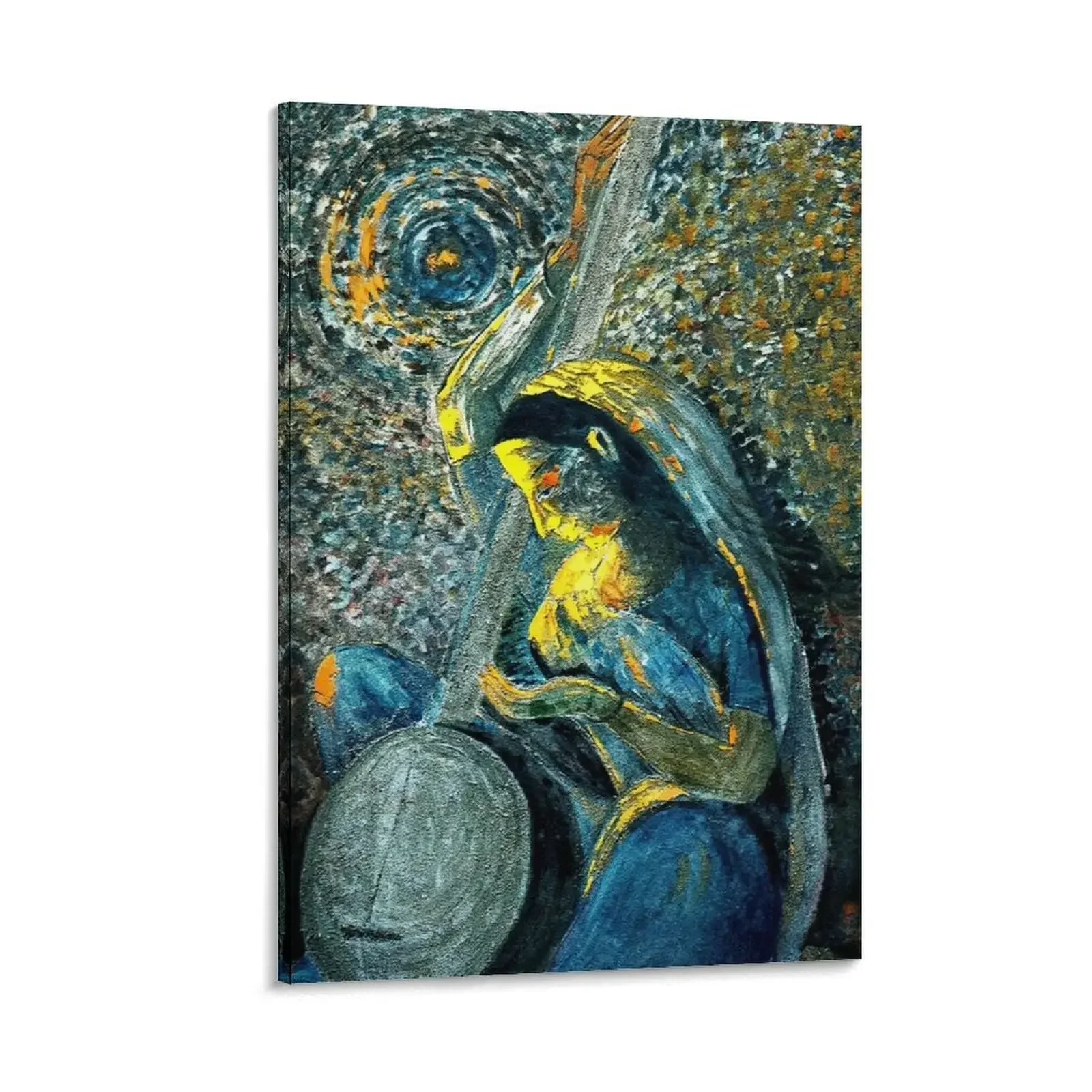 

MeeraBai - singing for Krishna Canvas Painting Paintings on the wall Paintings for bedroom paintings wall decor