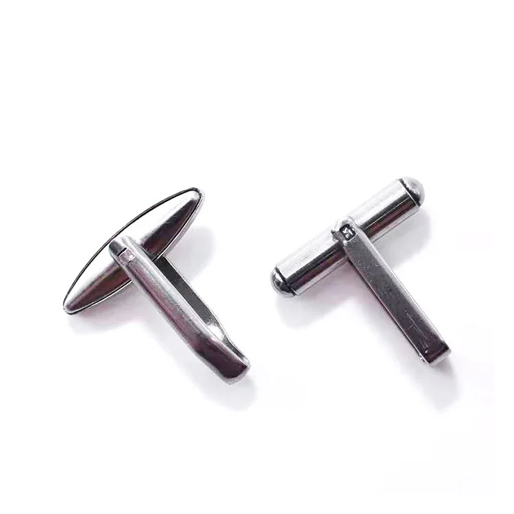 2pcs Manufacturers wholesale stainless steel cufflinks cufflinks multi-specification jewelry accessories