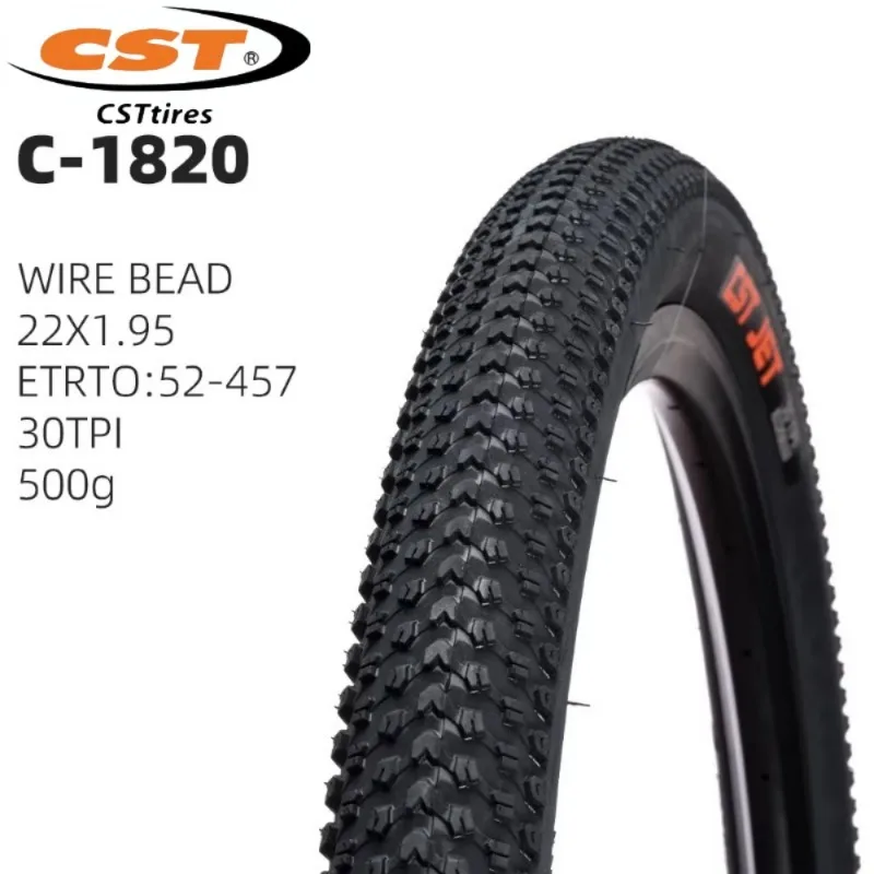 C-1820 TIRE MOUNTAIN BICYCLE TIRE OF MTB BIKE TYRE WIRE BEAD C1820 CST JET ALL TERRAINS 22 24 26 27.5 29 INCHES 1PCS