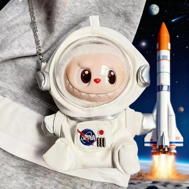 

for 17cm Labubu Doll Clothes Fashion Clothes Astronaut Set Doll Clothes Shoulder Bag Dolls Accessories Gifts