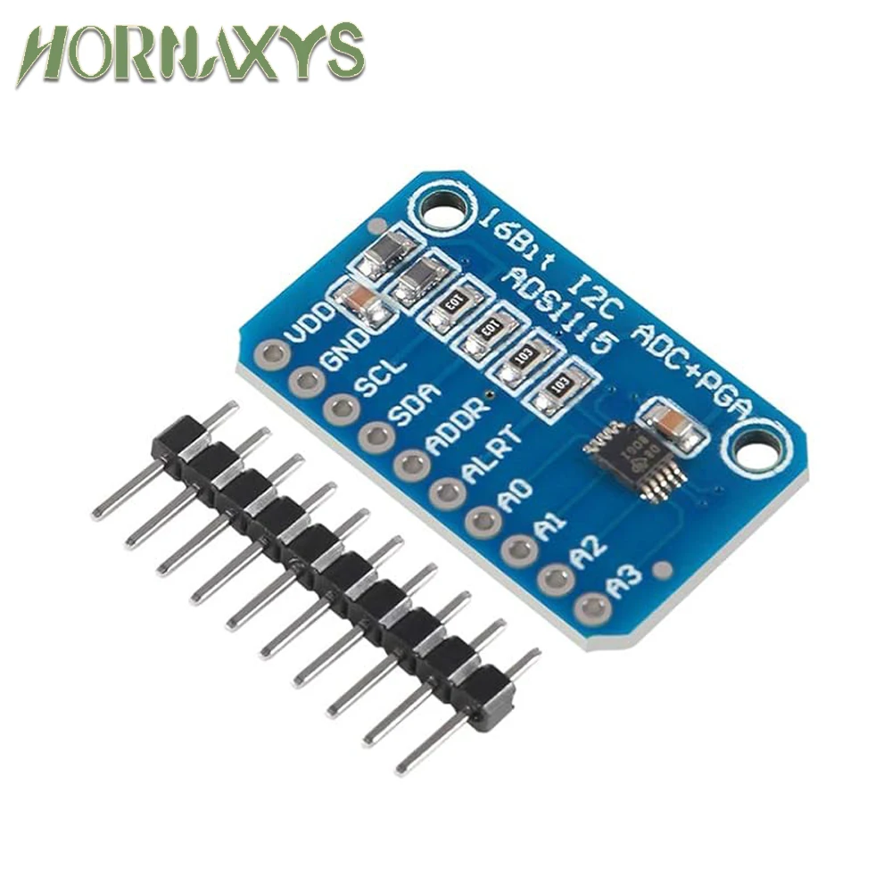 1-10 pz 16 Bit I2C ADS1115 modulo ADC 4 canali con amplificatore Pro Gain per Arduino RPi