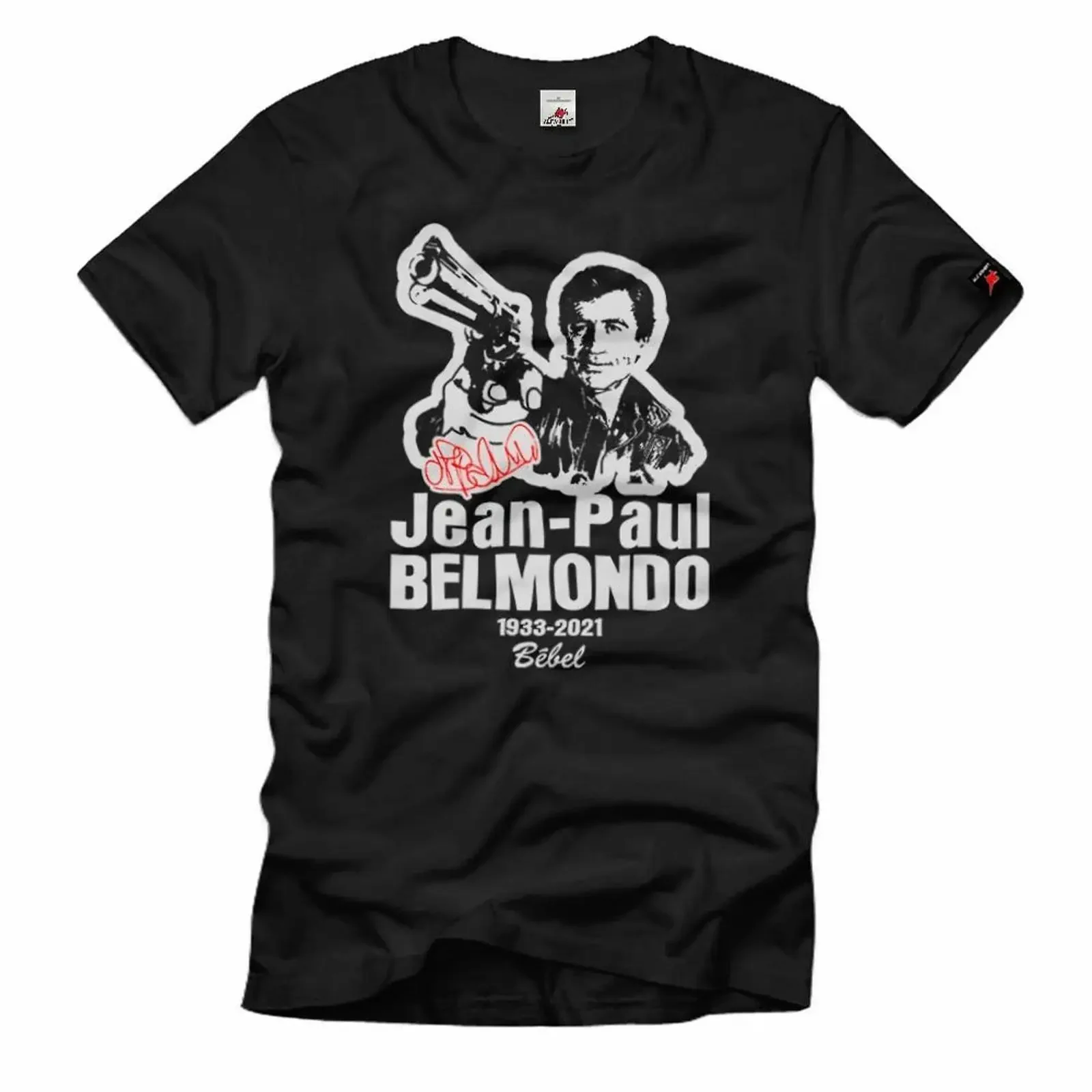 Camiseta Jean Paul Belmondo Action Hero France TV Movie Legend 38261, camiseta vintage lavada y cómoda para uso diario