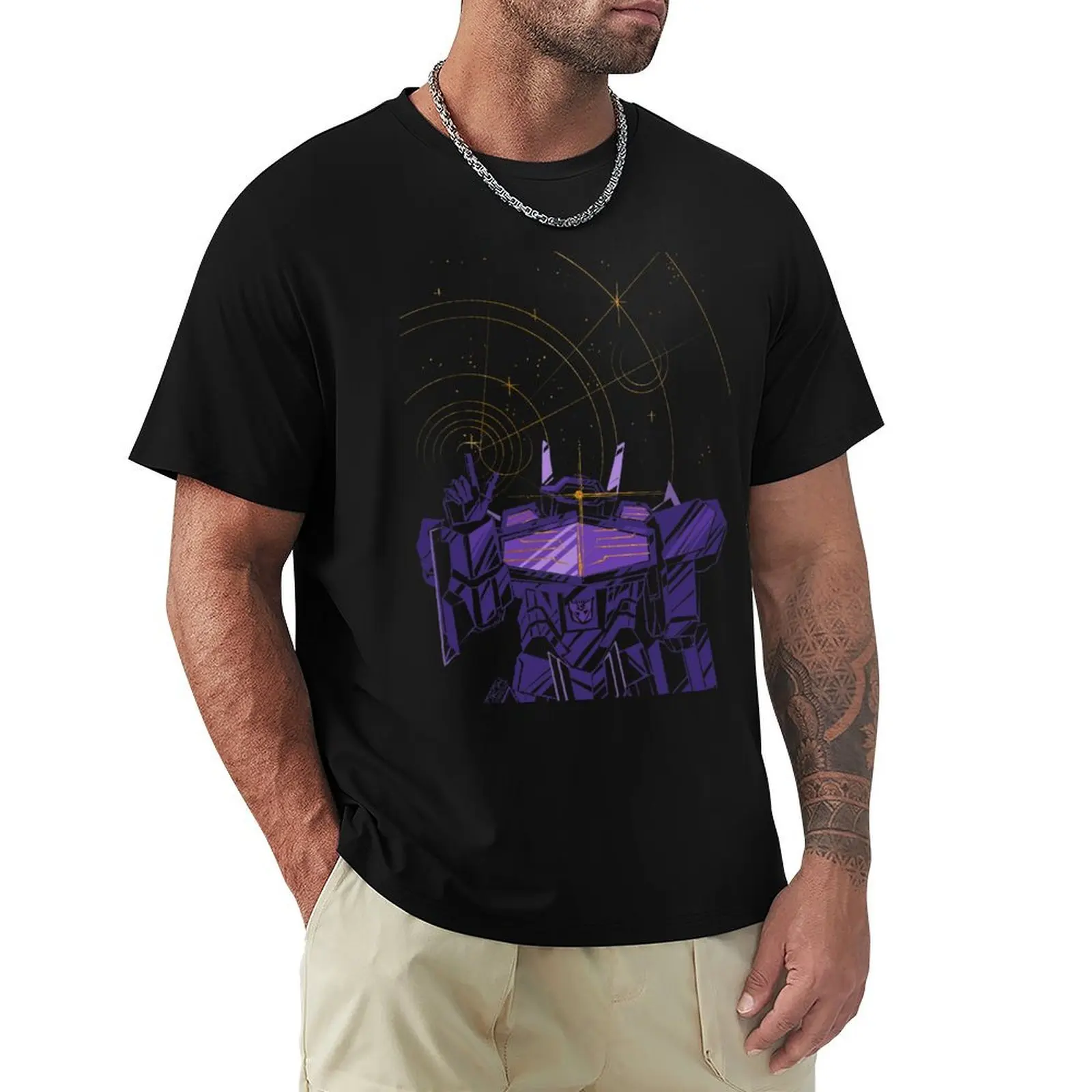 Shockwave T-Shirt plus sizes Short sleeve tee anime mens shirts graphic tee