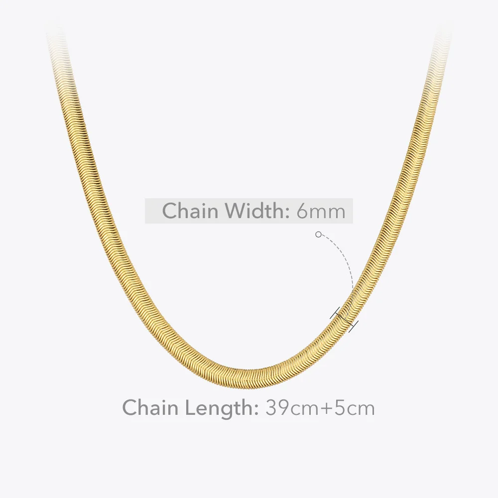 ENFASHION Goth Snake Bone Necklace For Women Gold Color Necklaces Choker Stainless Steel Collier Femme Fashion Jewelry P213224