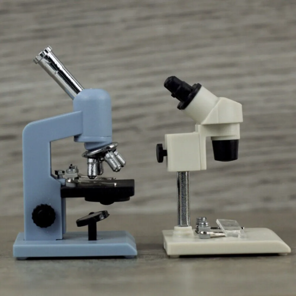 Mini Dolls House Simulation Microscope Mother Garden Micro Model Mini Toys Miniature Ornaments