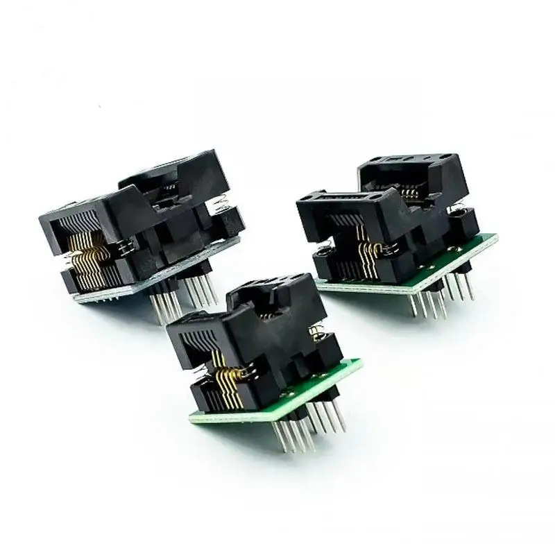 SOIC8 SOP8 To DIP8 EZ Programmer Adapter Socket Converter Module 150mil 200mil for Electronic Chip Programming Repairs