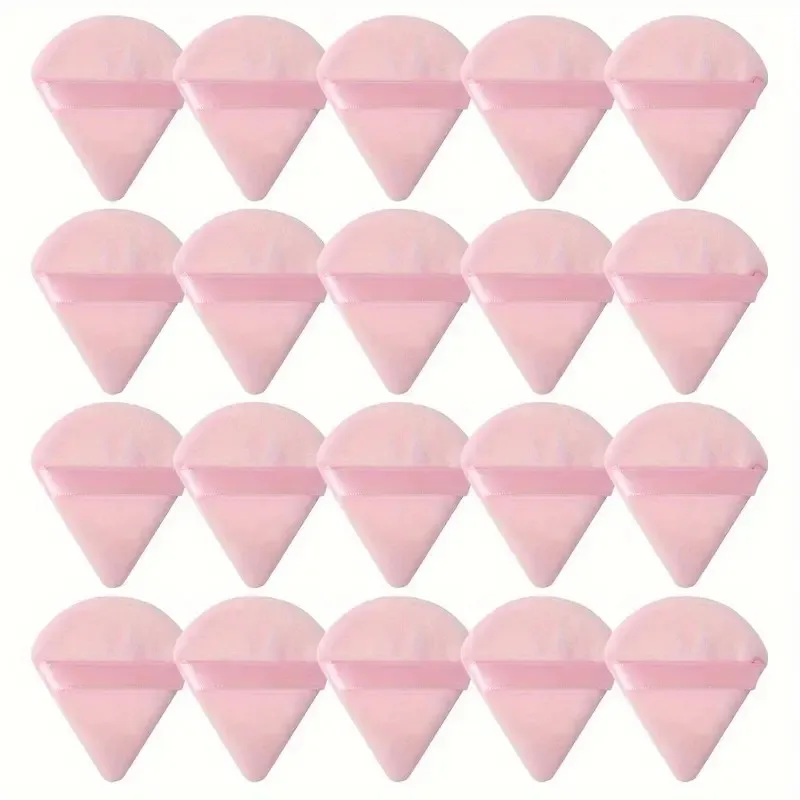 ベルベットメイクアップスポンジ20個 |   三角形 |   乾湿両用 |   洗える |   初心者とプロ向けのマルチカラー