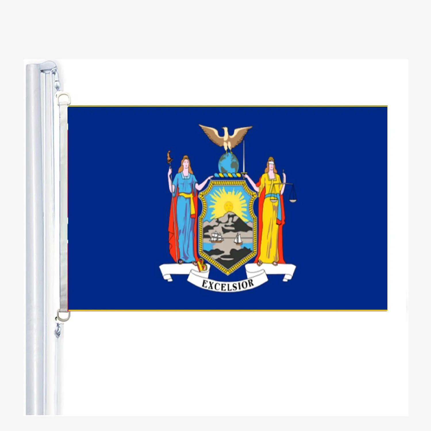 New York, NY Flags 90 x 150 cm, 100 % Polyester, Digitaldruck