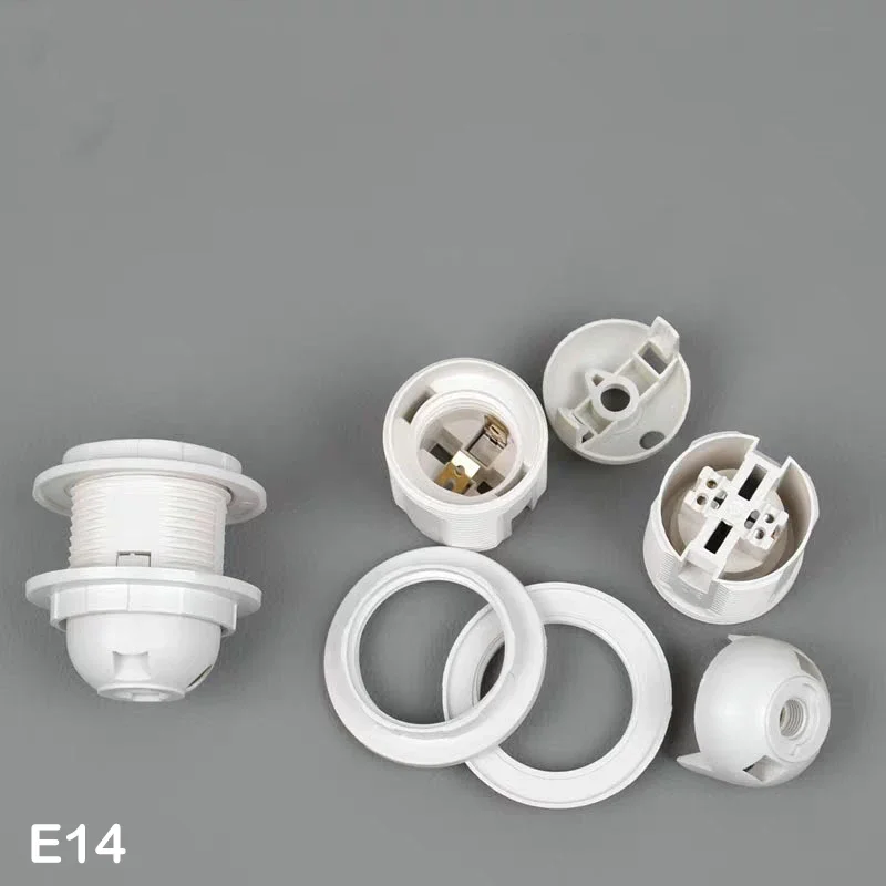 Led Light Bulb Lamp Base Head Power Holder AC Lampholder E14 E27 M10 Socket Electric Pendant Socket Screw Lamp Shade Converter