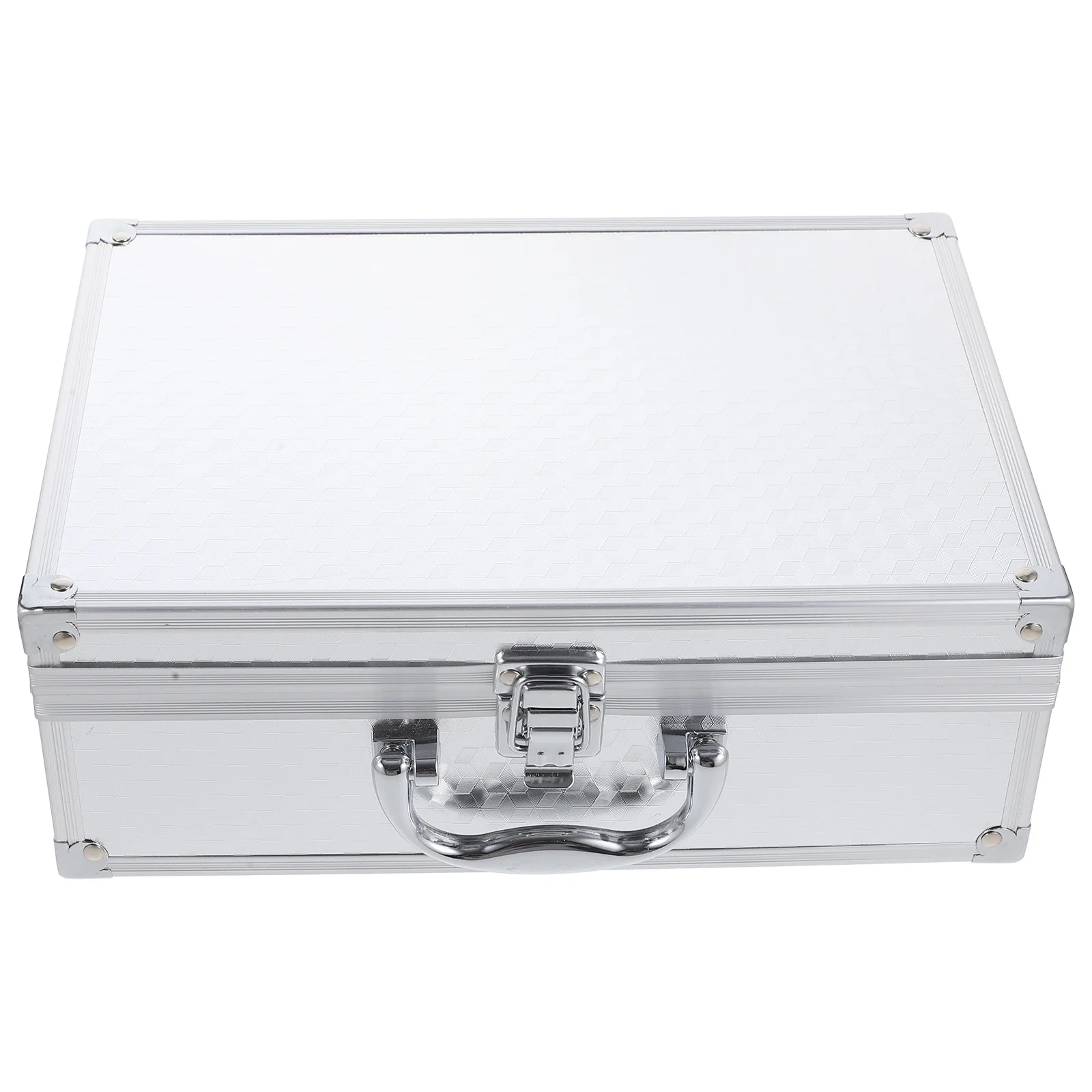 Kotak Peralatan Aluminium Alloy Portabel, Kotak Penyimpanan Tugas Berat untuk Peralatan, Penggunaan Perjalanan Luar Ruangan, Kotak Pembawa Logam Kokoh dengan