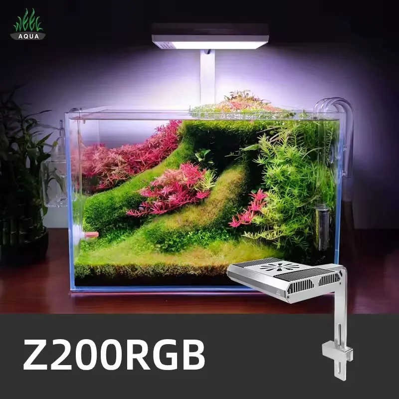 WEEKAQUA Z200 RGB/WRGB 70w Spettro Completo LED Luce per Acquario per Lampada per Acquario d'Acqua Dolce Piantata Z200 Pro