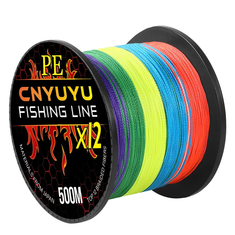 4/8/9/12 Strands Braided Fishing Line 100M 150M 300M 500M 1000M Multifilament PE Weave Wire For Saltwater Tackle Accessories