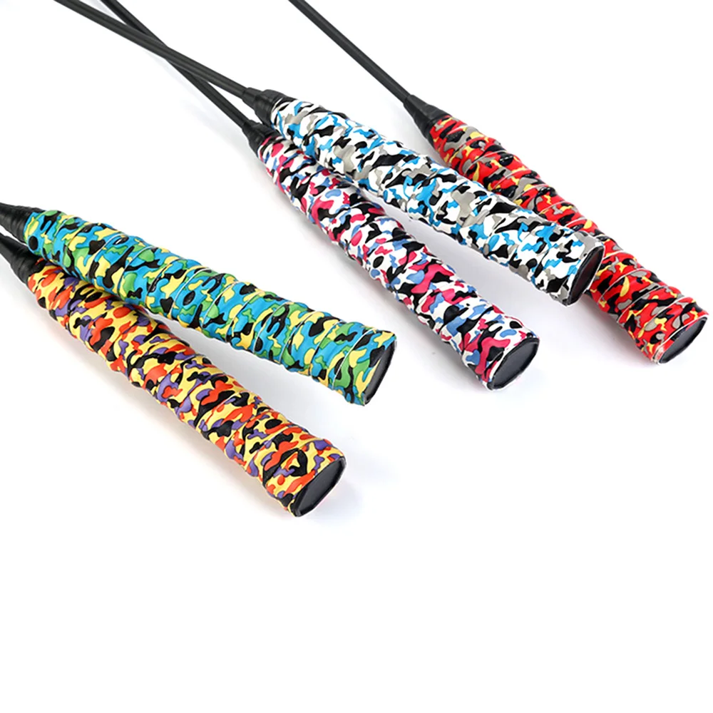 หนาเทนนิส Sweatbands Non-Slip Perforated เข็มขัดหนังเคลือบตกปลา Rod ห่อเข็มขัด Pu แบดมินตันเทป