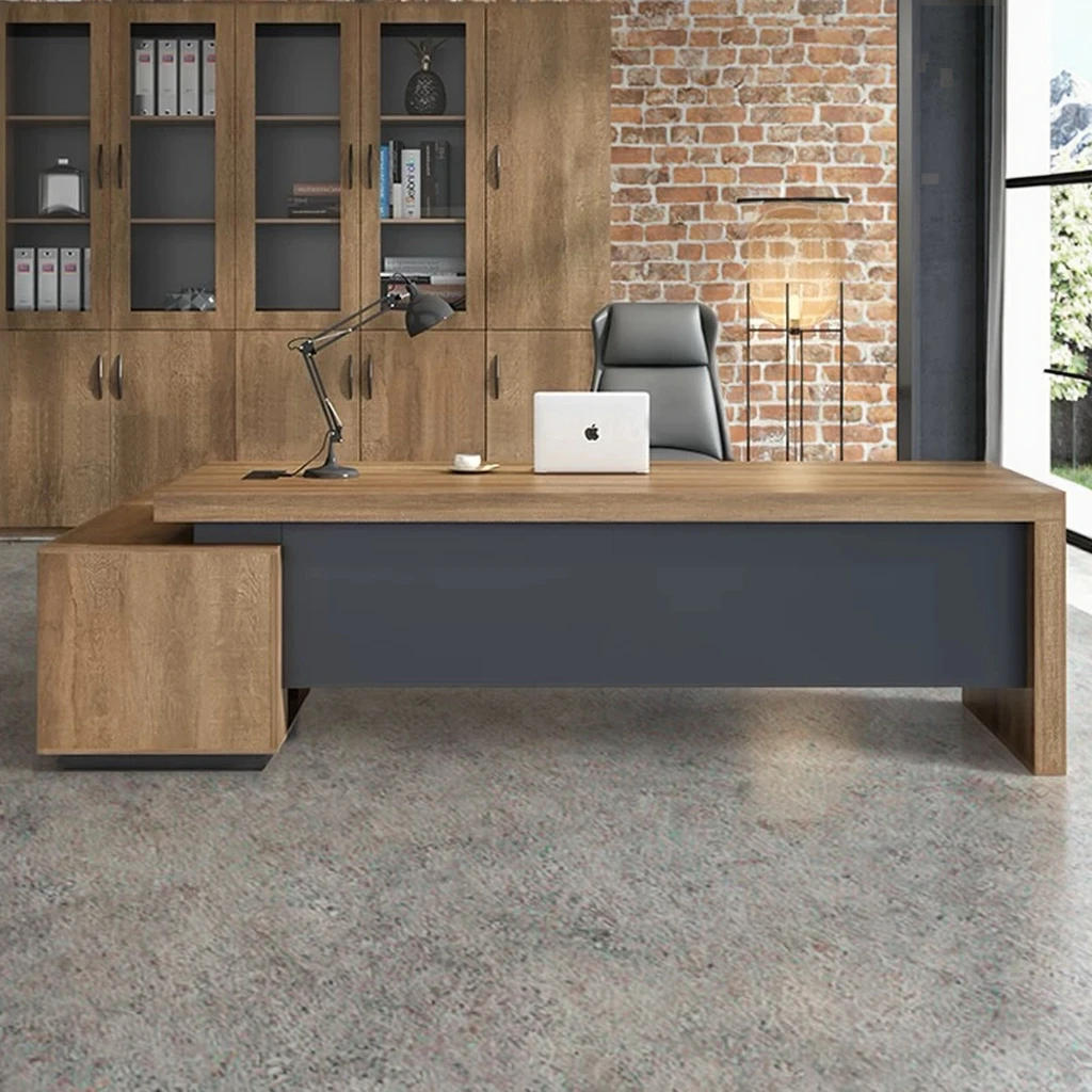 gdManufacturer Best-seller boss Desk Simple Modern Large President Desk Manager Supervisor Desk Office Furniture Combination&