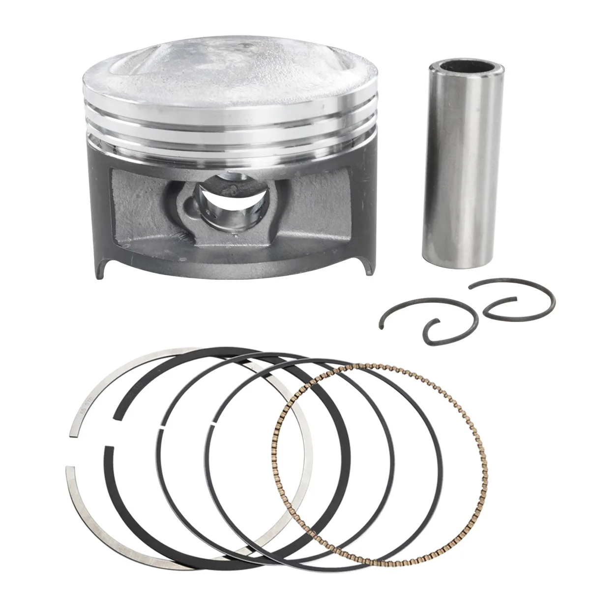 Motorcycle Piston Rings Kits Set For Suzuki DR200 DR 200 86-91 SP200 86-88 DR200SE 96-13 DR200S 15-17 Bore Size 66MM STD +25 +50