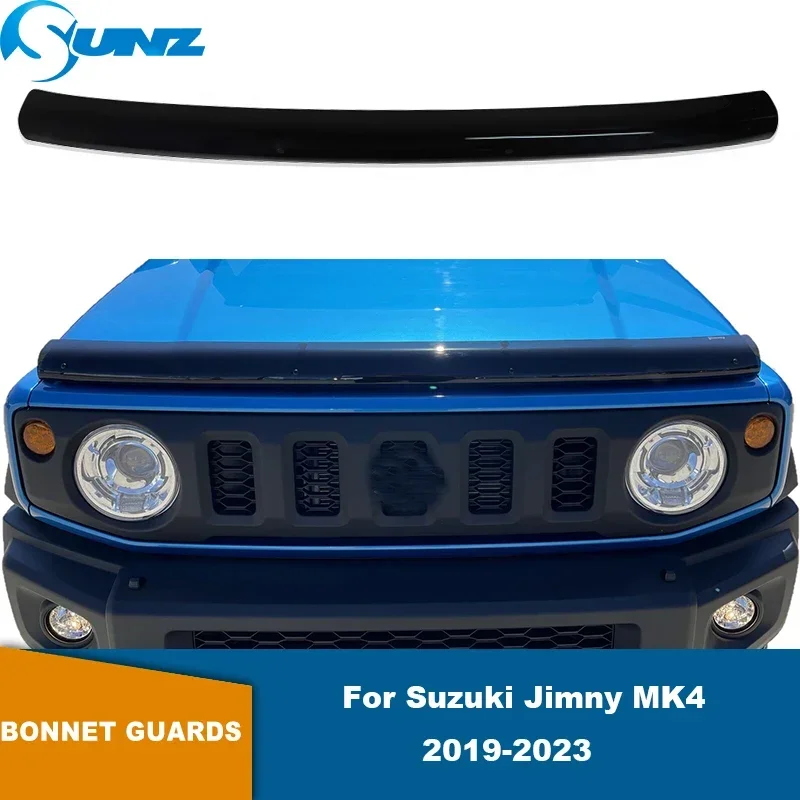 Bonnet Guard For Suzuki Jimny MK4 JB64W-JB74W 2019 2020 2021 2022 2023 3 Doors Car Bug Shield  Hood Deflector Protector SUNZ