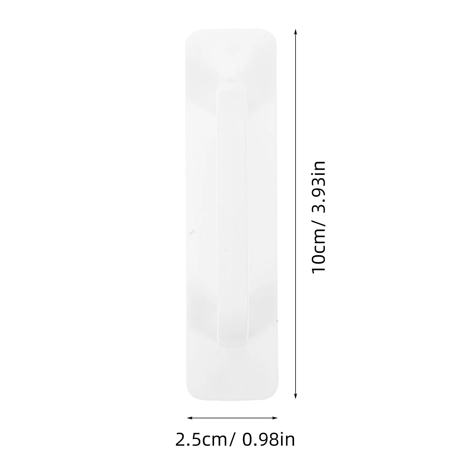 4Pcs Self Stick Cabinet Handles Adhesive Pull Handles No Drilling Required Smooth Ergonomic Grip for Kitchen Bathroom Sliding