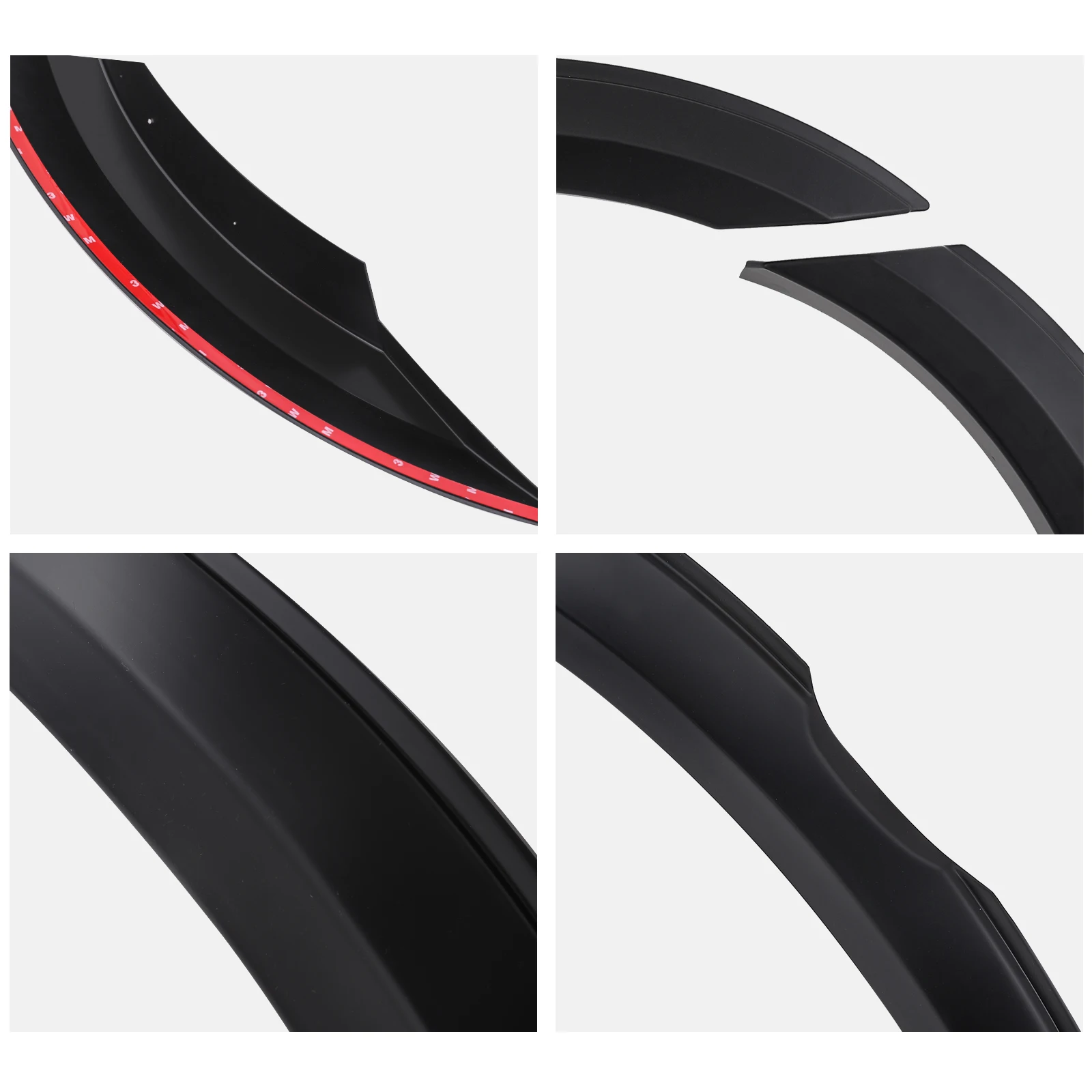 4 ''abs schlanke Kotflügel verbreiter ungen Kit breiter Radlauf für Ford Ranger Storm trak Thunder Wolftrak 2010-2015 mattschwarz 4x4 Zubehör – Detail 11