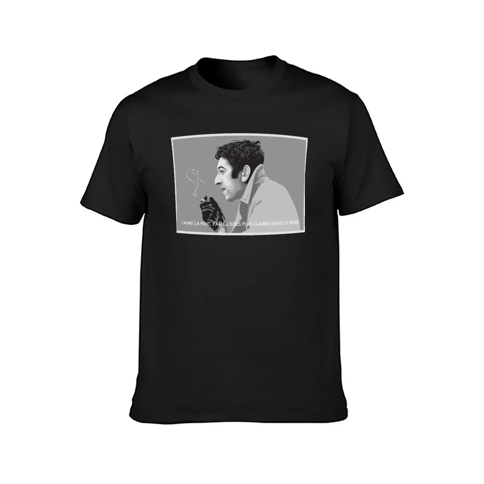 Serge Gainsbourg (En Francais) T-Shirt oversized tops mens designer clothes