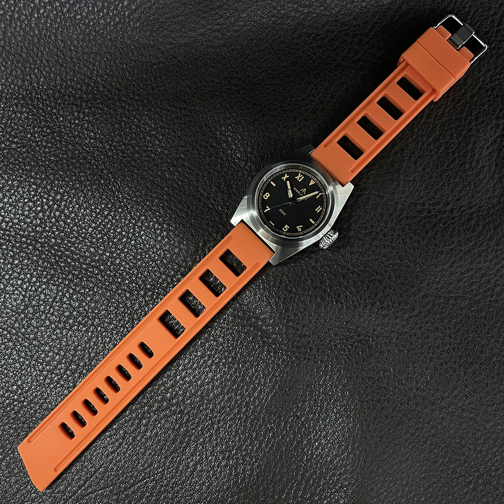 STEELFLIER Official Square Wristwatch VH31 Mute Movt Swiss Luminous 20Bar Waterproof Sapphire Mirror Sweep Second Quartz Watch