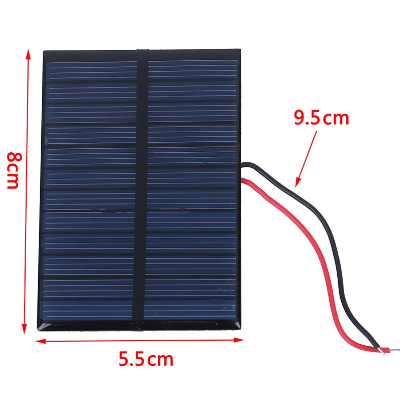 Hot Solar Panel 6V Epoxy Solar Panel  Mini Solar System DIY For Battery Cell Phone Chargers Portable 0.6W Solar Cell