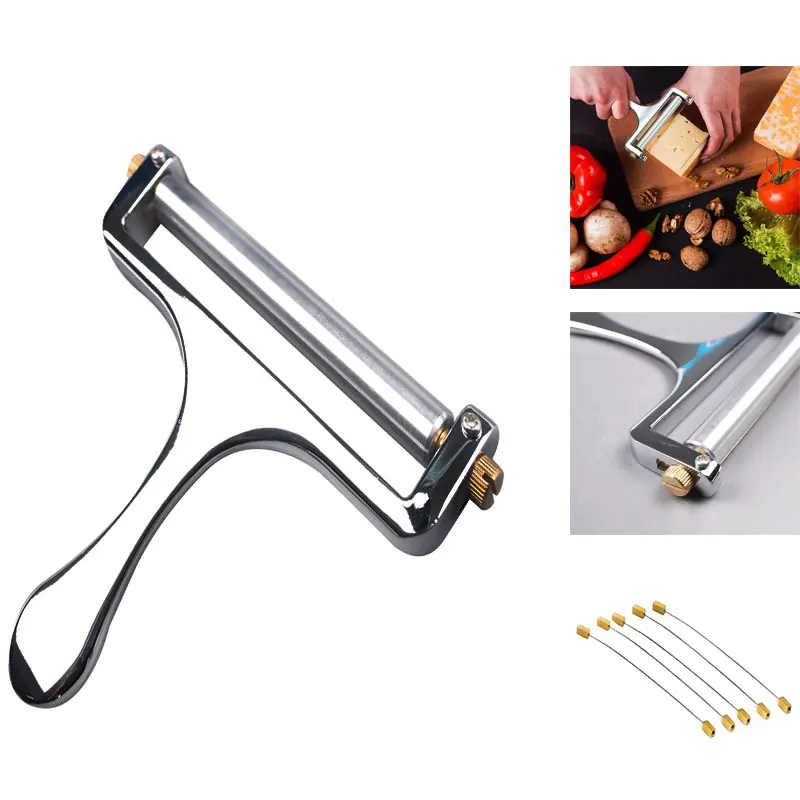 

Cheese Slicer Adjustable Cheese Tool Accessories Stainless Steel Wire Cheese Tools Kitchen Accessories Kitchen Tools Knife Set