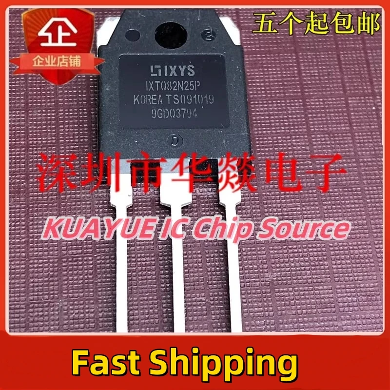 10PCS-30PCS/  IXTQ82N25P   TO-3P  250V  82A   Fast Shipping Quality Guarantee