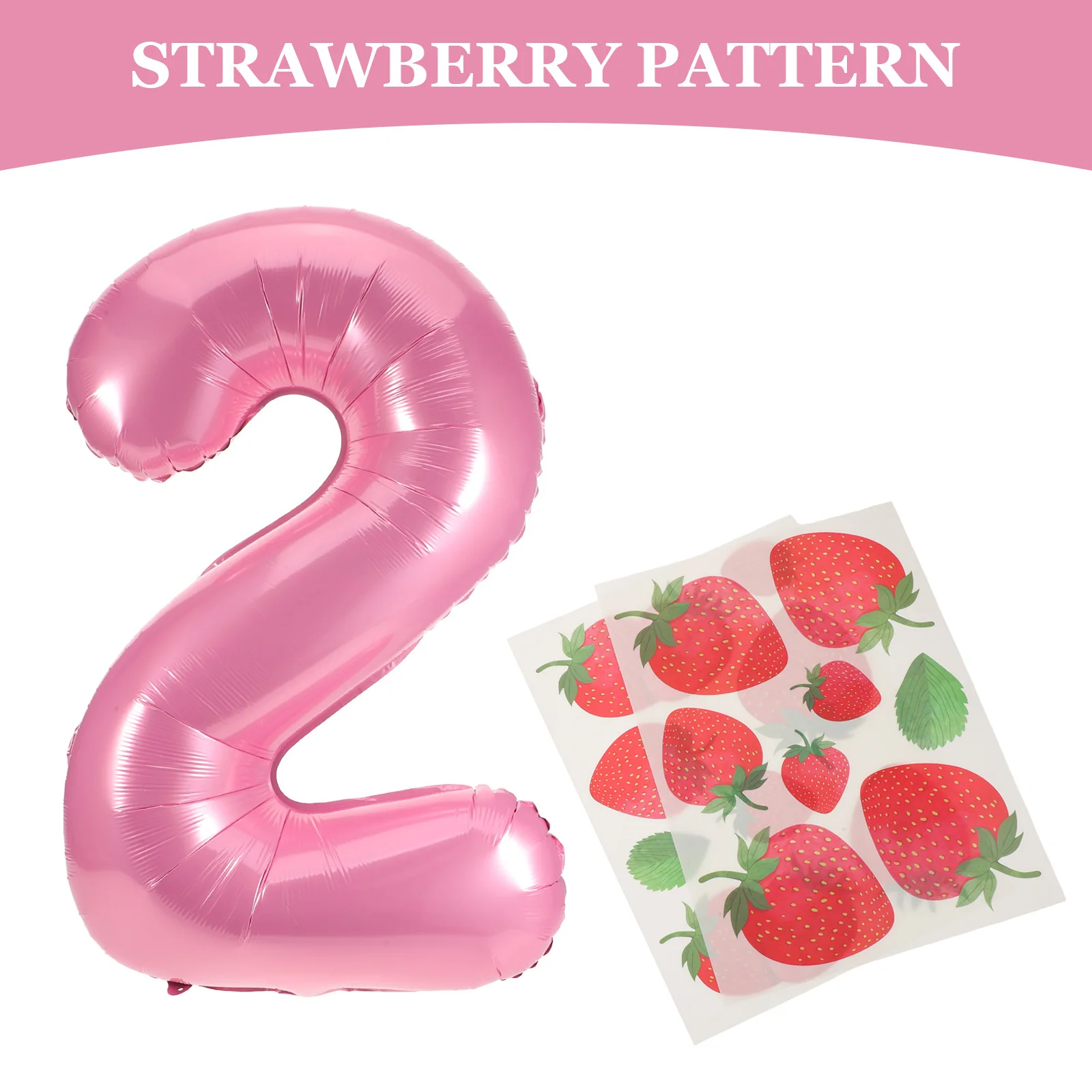 4 قطعة 32 بوصة الفراولة احباط بالونات معدنية عدد 2 بالون الحلو الفاكهة حفلة عيد ميلاد زينة الفراولة بالونات احباط