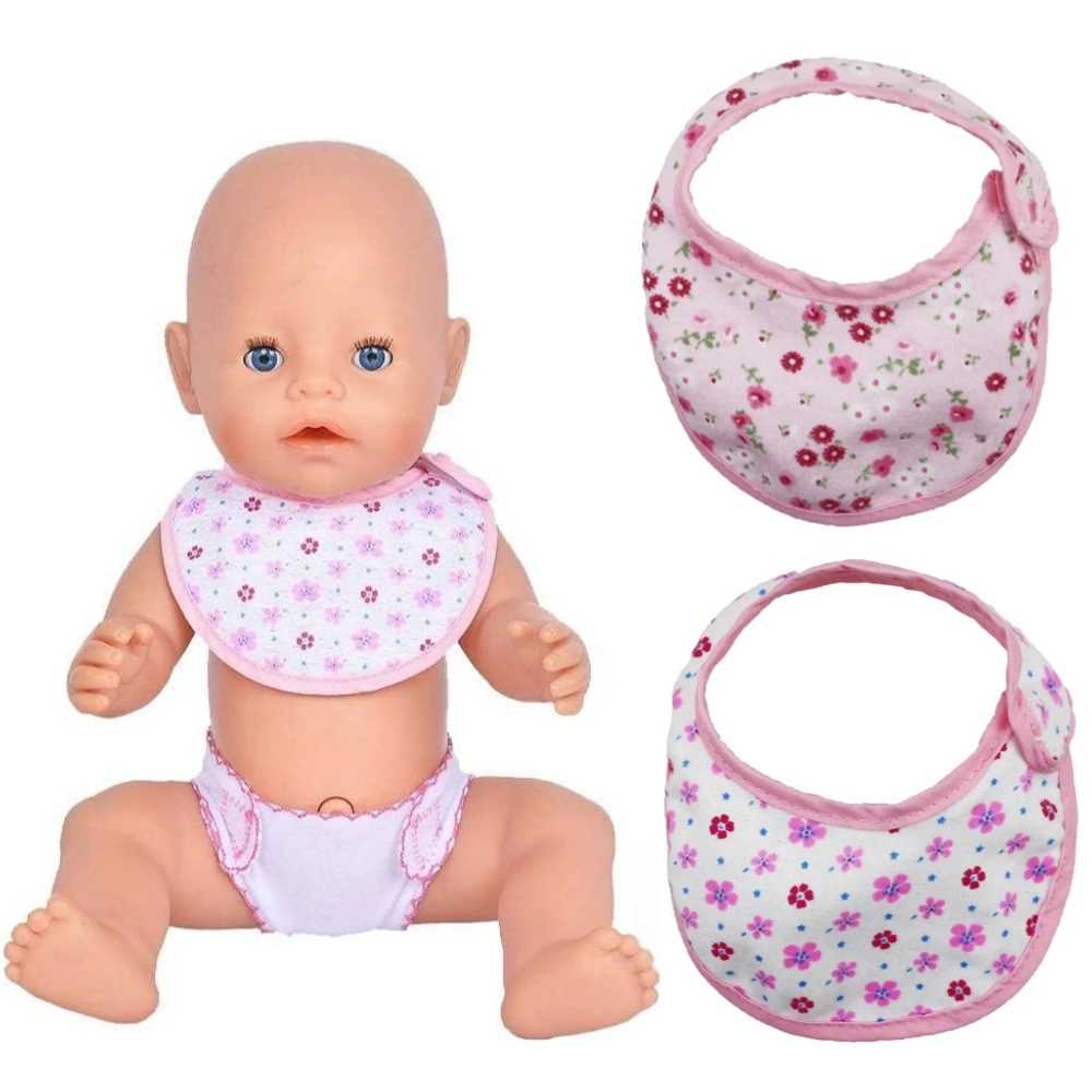 Doll Diapers Doll Underwear And Doll Bibs For 14-18in/35-45cm Baby Dolls For Infant Baby Doll Girls Boys 43cm Doll Underwear